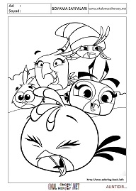 angry-birds-stella boyama sayfaları